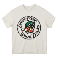 Cream Down East Wood Ducks Heavy Core Tee - linhVisuals