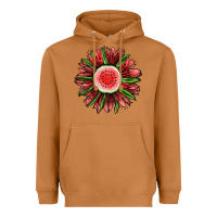 Meerkat Watermelon Sunflower Heavyweight Hoodie - Jasminsmagicworld