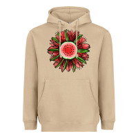 Mushroom Watermelon Sunflower Heavyweight Hoodie - Jasminsmagicworld