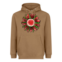 Watermelon Sunflower Heavyweight Hoodie | Teevron