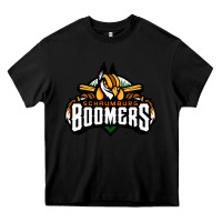 Black Schaumburg Boomers Heavy Core Tee - linhVisuals