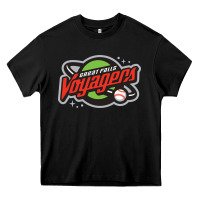 Black Great Falls Voyagers Heavy Core Tee - linhVisuals