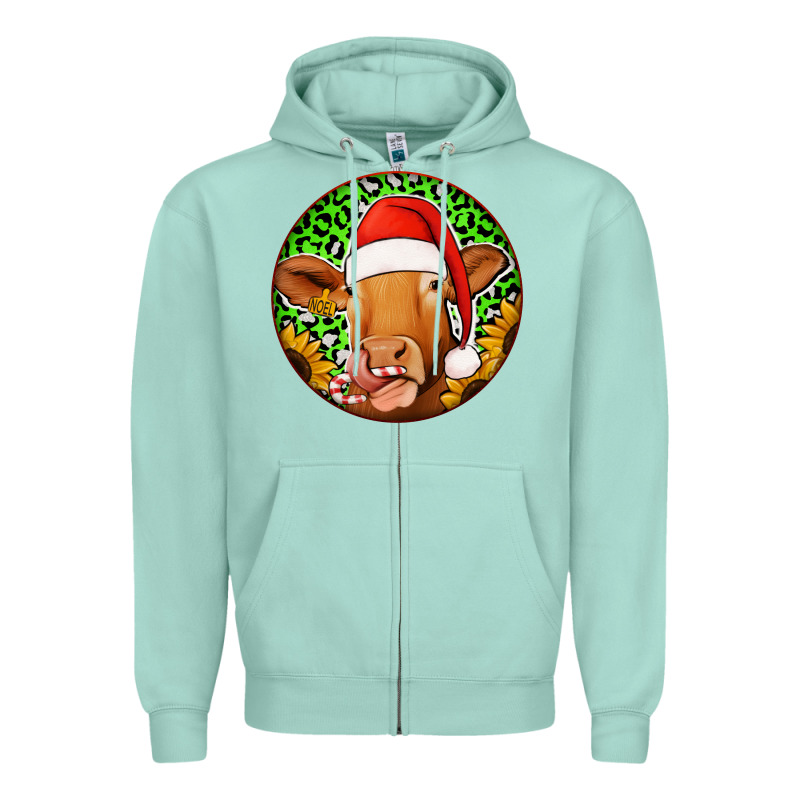 Christmas Circle Earrings Zipper Hoodie by Jasminsmagicworld | Teevron