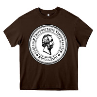 Chocolate Brown vanderbilt university Heavy Core Tee - linhVisuals