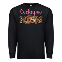 Black Cockapoo Mom Premium Sweatshirt - Jasminsmagicworld