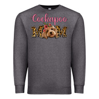 Charcoal Heather Cockapoo Mom Premium Sweatshirt - Jasminsmagicworld