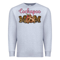Heather Grey Cockapoo Mom Premium Sweatshirt - Jasminsmagicworld