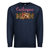 Navy Cockapoo Mom Premium Sweatshirt - Jasminsmagicworld