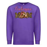 Purple Cockapoo Mom Premium Sweatshirt - Jasminsmagicworld