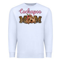 White Cockapoo Mom Premium Sweatshirt - Jasminsmagicworld