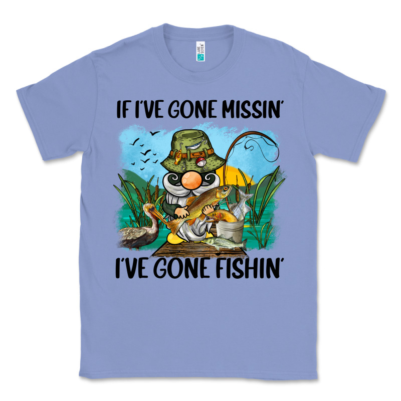 If I've Gone Missin' I've Gone Fishin' Classic Tee by BarkalooDesign | Teevron
