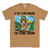 Toasted Coconut if i've gone missin' i've gone fishin' Classic Tee - BarkalooDesign