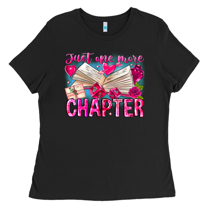 Just One More Chapter Ladies Tee by CowhideDigitalArt | Teevron