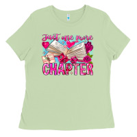 Matcha Just One More Chapter Ladies Tee - CowhideDigitalArt