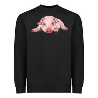 Black baby pig Heavyweight Sweatshirt - RanaPortraitStore