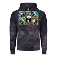 Cloud Black Camouflage Baby Panda Vintage Hoodie - Artiststas