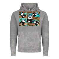 Cloud Rock Camouflage Baby Panda Vintage Hoodie - Artiststas