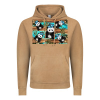 Camouflage Baby Panda Vintage Hoodie | Teevron