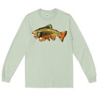 Matcha leaping brook trout Long Sleeve Tee - LillyAllenDesigns