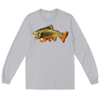 Moon Dust leaping brook trout Long Sleeve Tee - LillyAllenDesigns