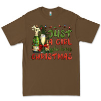 Cacao just a girl who loves christmas Premium Tee - BundleAndBundleShop