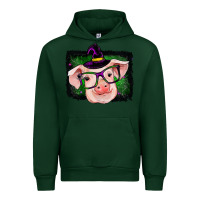 Forest Green pig halloween Urban Hoodie - RanaPortraitStore