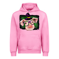 Fuchsia Pink pig halloween Urban Hoodie - RanaPortraitStore
