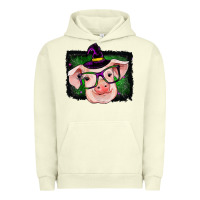 Pigment Pistachio pig halloween Urban Hoodie - RanaPortraitStore