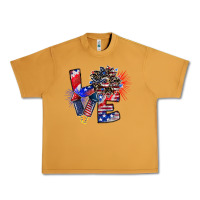 Peanut Butter patriotic Love Urban Heavy Tee - CowhideDigitalArt