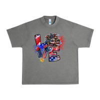 Tornado patriotic Love Urban Heavy Tee - CowhideDigitalArt