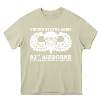 Mossy army 82nd airborne Heavy Core Tee - linhVisuals