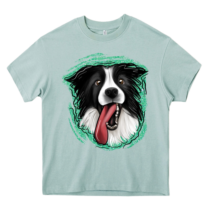 Border Collie Heavy Core Tee by Jasminsmagicworld | Teevron