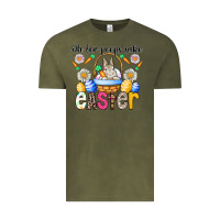 Vintage Olive Oh For Peeps Sake Easter Vintage Tee - CowhideDigitalArt