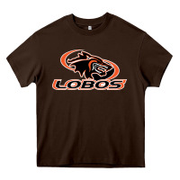 Chocolate Brown los amigos high school Heavy Core Tee - linhVisuals