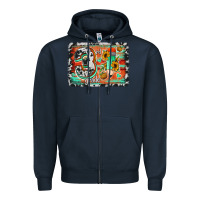 Navy western back to school 3rd grade Zipper Hoodie - Jasminsmagicworld