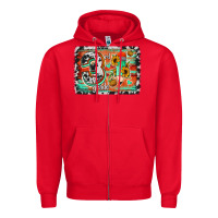 Red western back to school 3rd grade Zipper Hoodie - Jasminsmagicworld