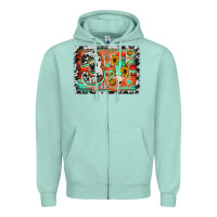 Seafoam western back to school 3rd grade Zipper Hoodie - Jasminsmagicworld
