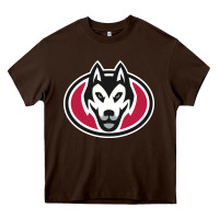Chocolate Brown St. Cloud State huskies, Merch Heavy Core Tee - linhVisuals