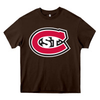 Chocolate Brown St. Cloud State huskies, Merch Heavy Core Tee - linhVisuals