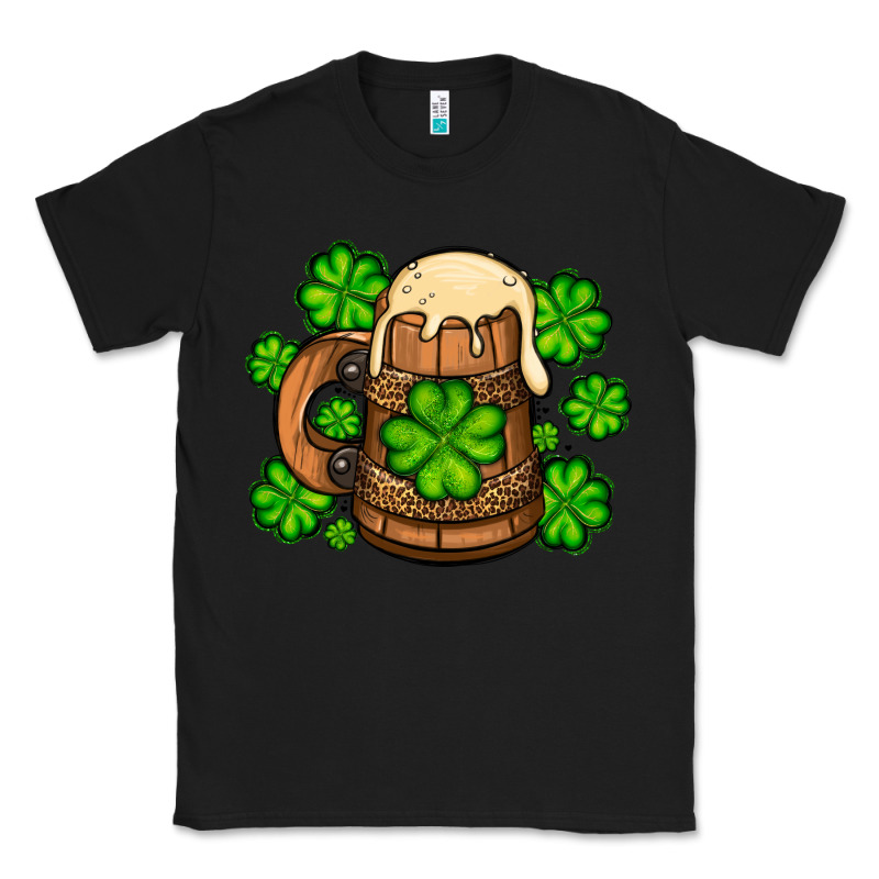 St. Patrick's Beer And Shamrock Classic Tee by OliviaCreatesArt | Teevron