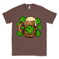 Chestnut St. Patrick's Beer and shamrock Classic Tee - OliviaCreatesArt