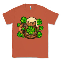 Copper St. Patrick's Beer and shamrock Classic Tee - OliviaCreatesArt