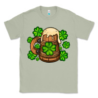 Matcha St. Patrick's Beer and shamrock Classic Tee - OliviaCreatesArt