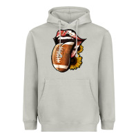 Football Tongue Heavyweight Hoodie | Teevron