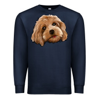 Navy Cockapoo Premium Sweatshirt - Jasminsmagicworld