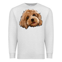 Oatmeal Heather Cockapoo Premium Sweatshirt - Jasminsmagicworld