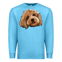 Ocean Blue Cockapoo Premium Sweatshirt - Jasminsmagicworld