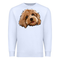 White Cockapoo Premium Sweatshirt - Jasminsmagicworld