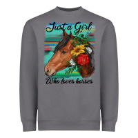 Storm just a girl who loves horseshoe Heavyweight Sweatshirt - RanaPortraitStore