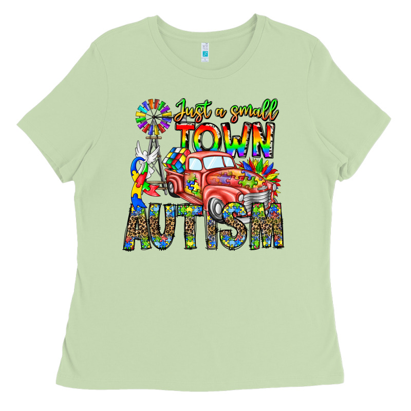 Just A Girl Small Town Autism Ladies Tee by CowhideDigitalArt | Teevron